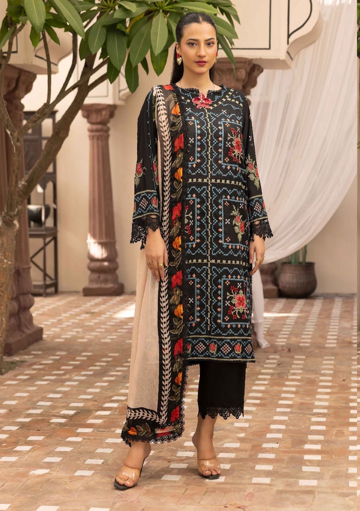 Shamiyana by Khoobsurat Emb Karandi'25 SK-507