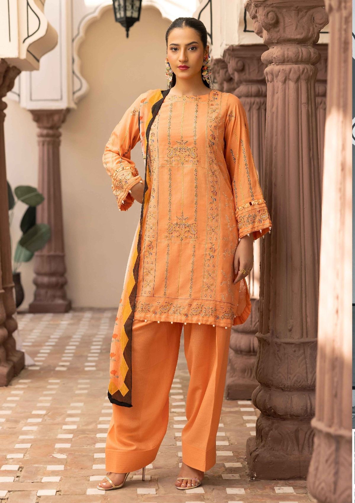 Shamiyana by Khoobsurat Emb Karandi'25 SK-509