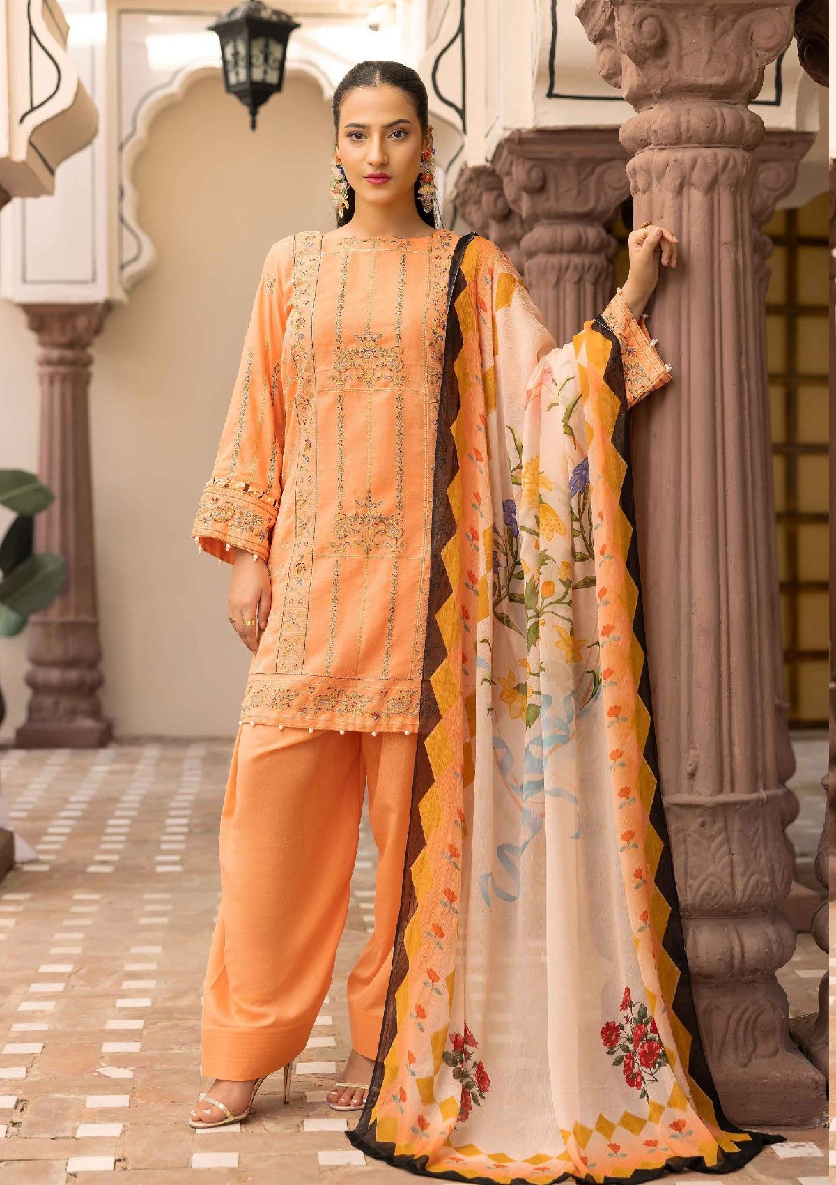 Shamiyana by Khoobsurat Emb Karandi'25 SK-509
