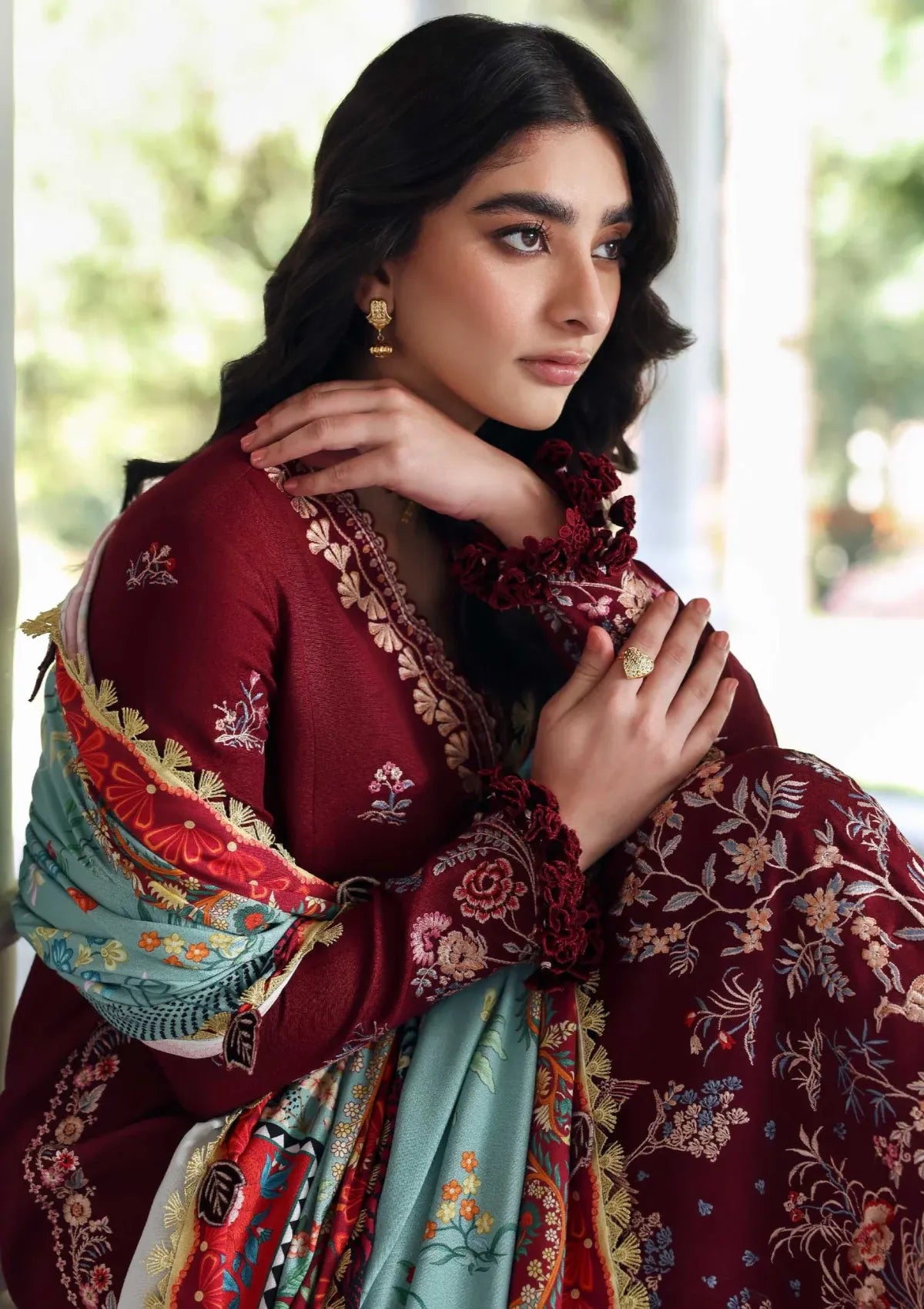 Republic Amaris Luxury Shawl'25 D-04 Sienna