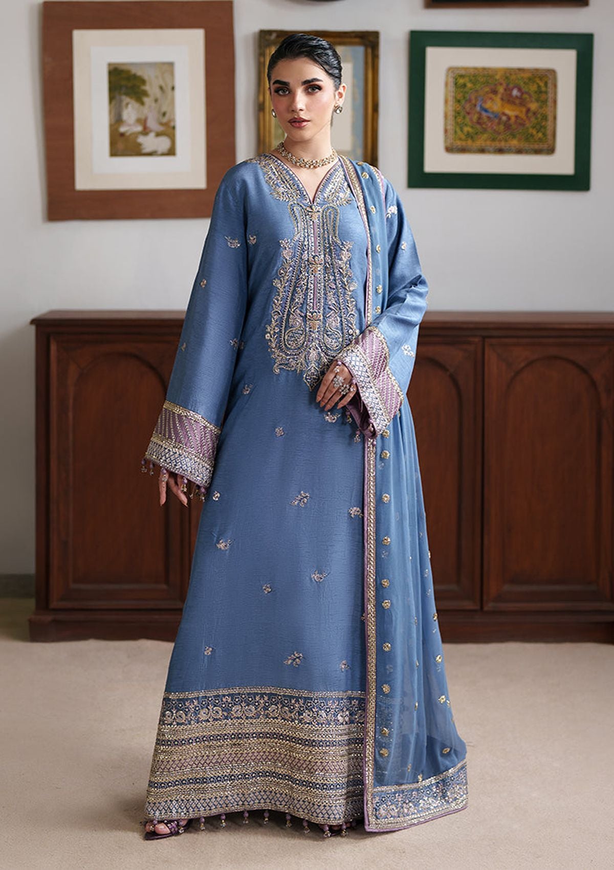Roheenaz Mah-e-Noor Silk'26 D-08 Sitara Bano