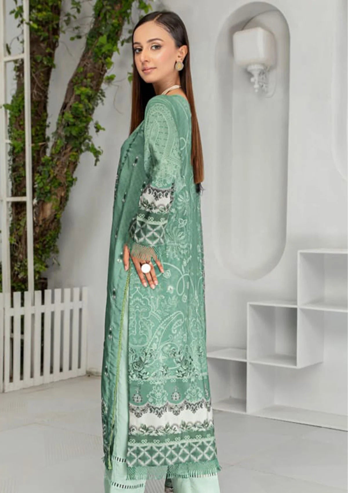 Smile Luxury Emb Viscose'23 D-1204 - Mohsin Saeed Fabrics