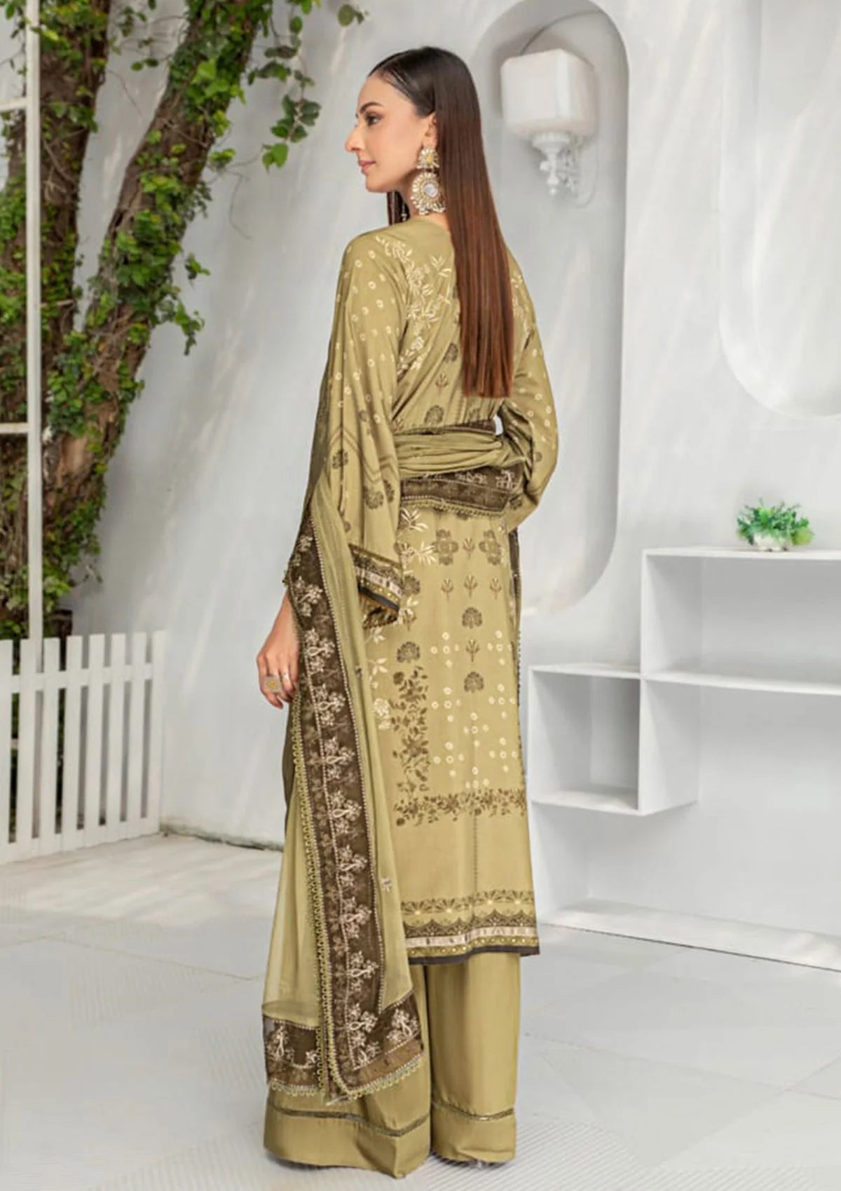 Smile Luxury Emb Viscose'23 D-1205 - Mohsin Saeed Fabrics