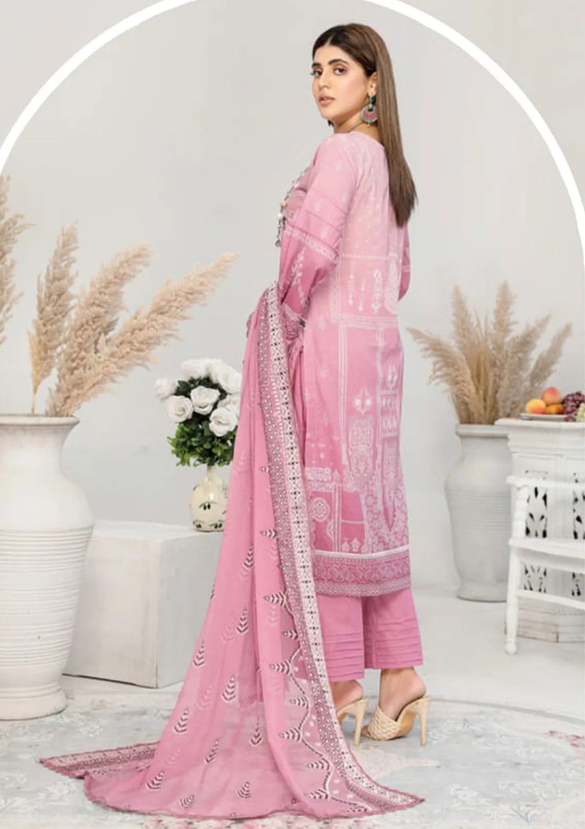 Smile Luxury Lawn'23 Vol-05 D-1110 - Mohsin Saeed Fabrics
