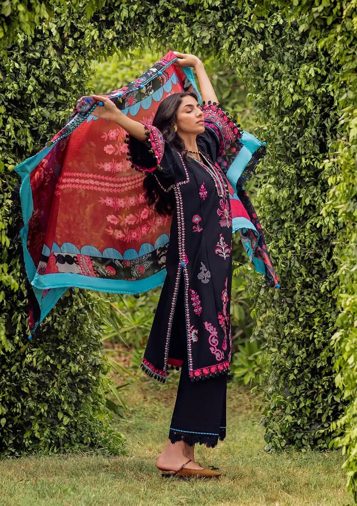 Siraa By Sadaf Fawad Khan Lawn'24 Vol-02 ADA-B - Mohsin Saeed Fabrics