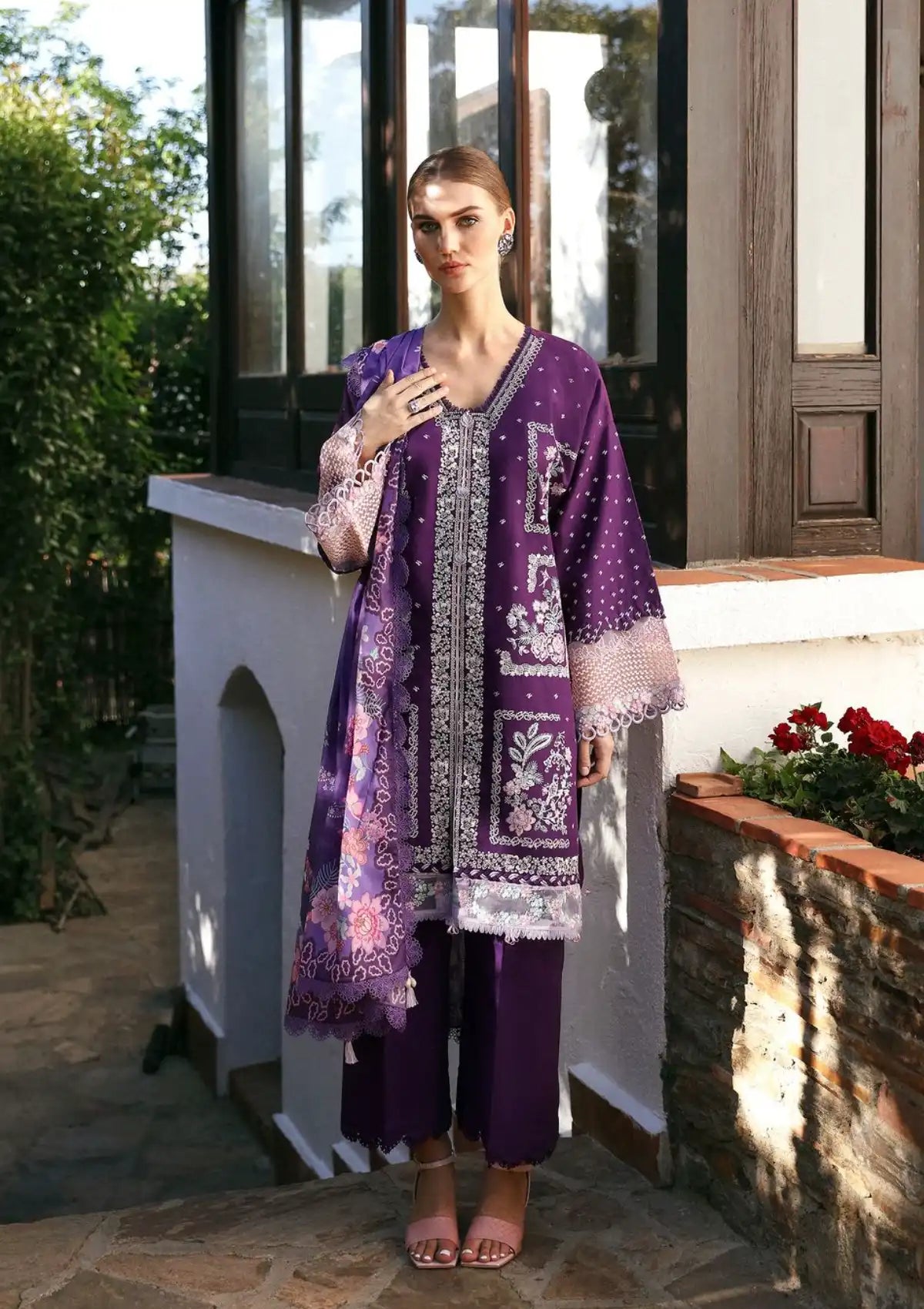 Republic Aylin Summer Lawn'24 D-6B - Mohsin Saeed Fabrics