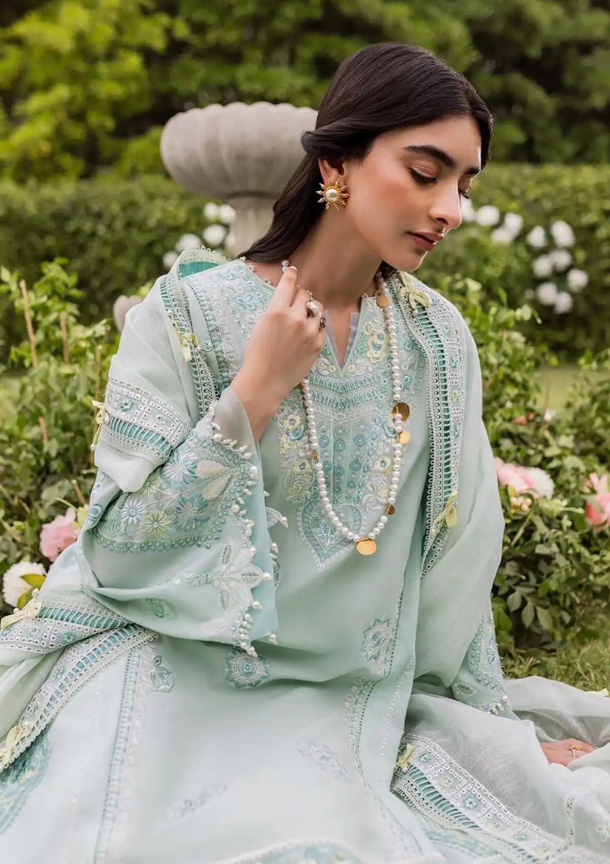 Siraa By Sadaf Fawad Khan Lawn'24 Vol-02 ZAPHIRA-B - Mohsin Saeed Fabrics