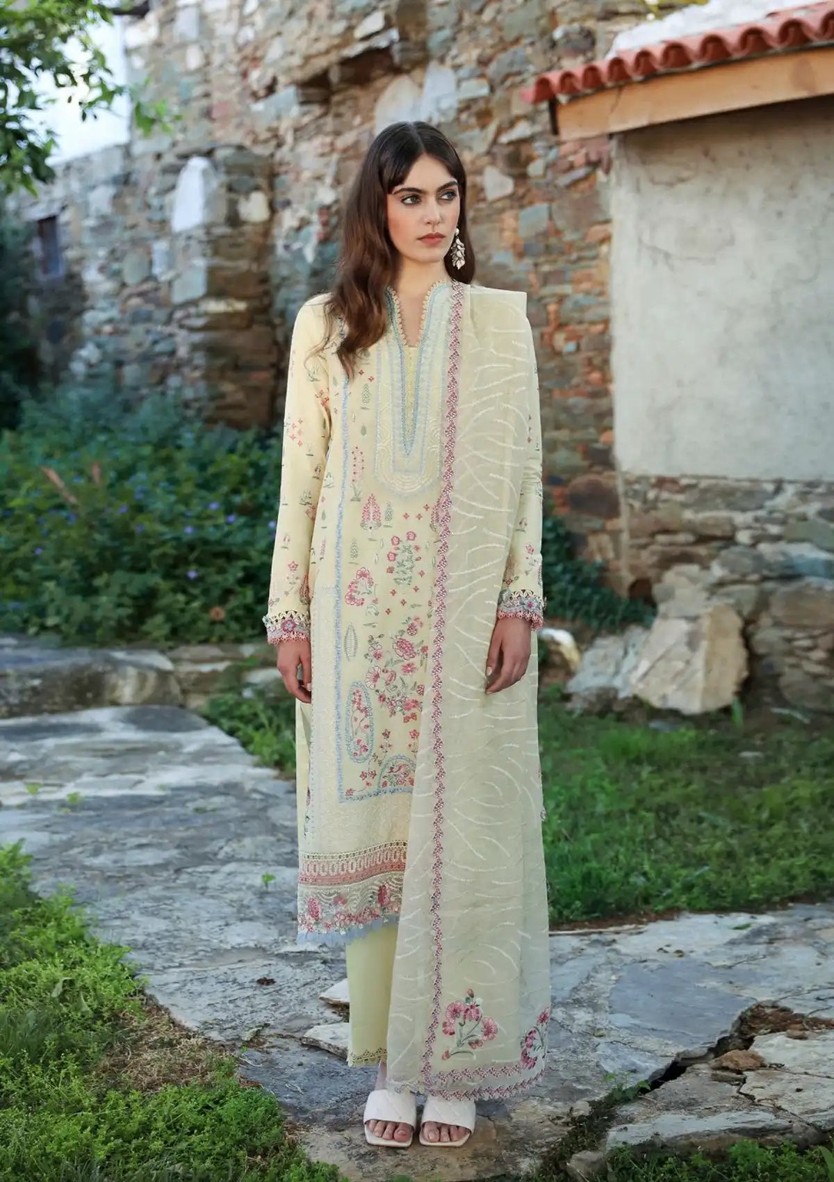 Republic Aylin Summer Lawn'24 D-7B - Mohsin Saeed Fabrics