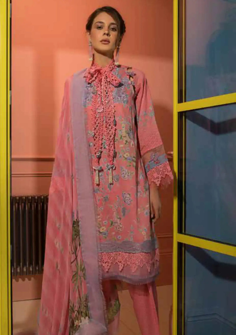 Sobia Nazir Vital Lawn'24 V-06B - Mohsin Saeed Fabrics