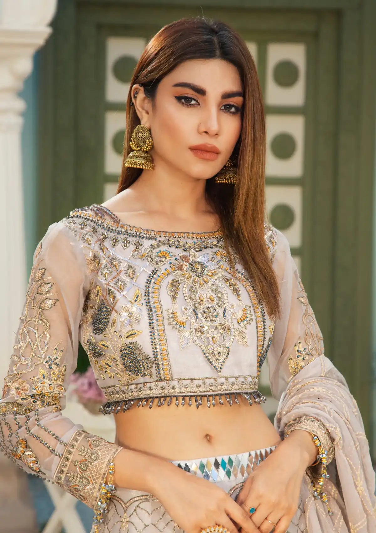 Areesha Luxury Festive'23 Vol-17 D-03 STONE