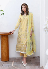 Roheenaz Floral Reveire Luxury Lawn'26 D-01 Summer Glow