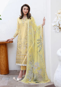 Roheenaz Floral Reveire Luxury Lawn'26 D-01 Summer Glow