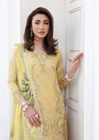 Roheenaz Floral Reveire Luxury Lawn'26 D-01 Summer Glow