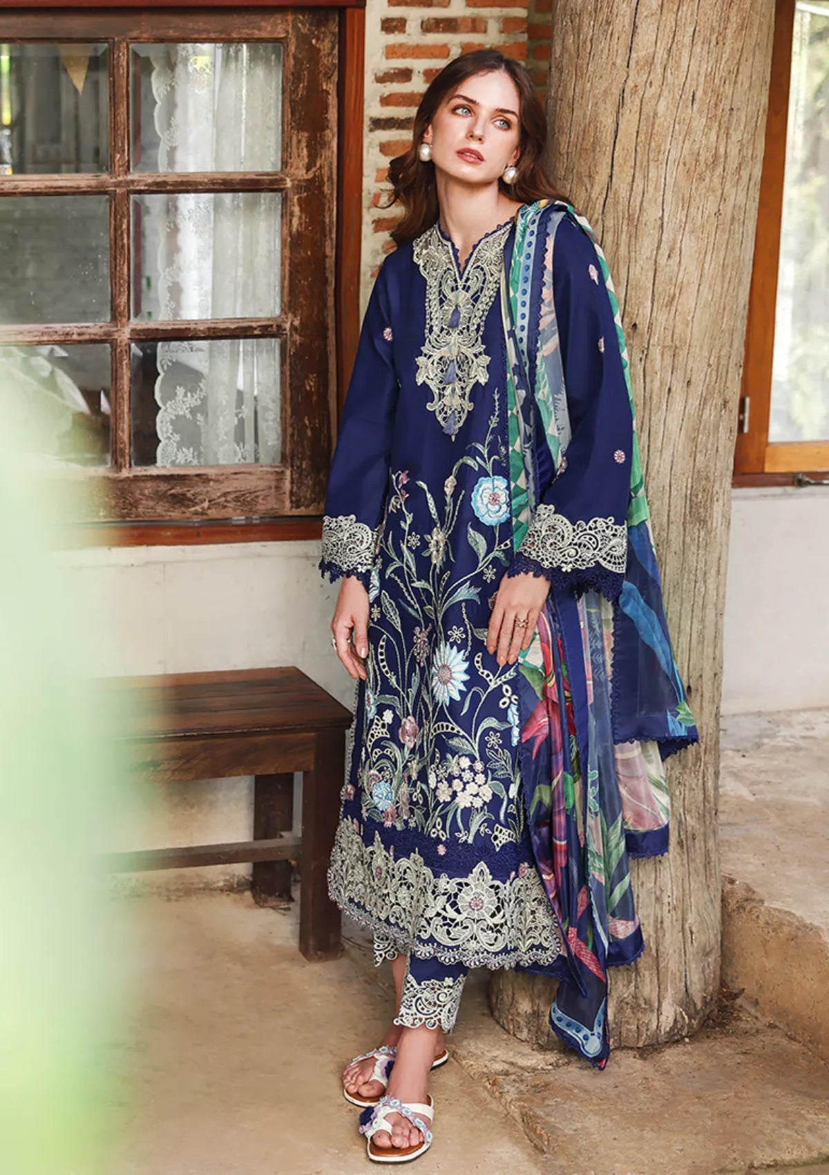 Hemline By Mushq Secret Garden Lawn'26 D-01 Sylphae