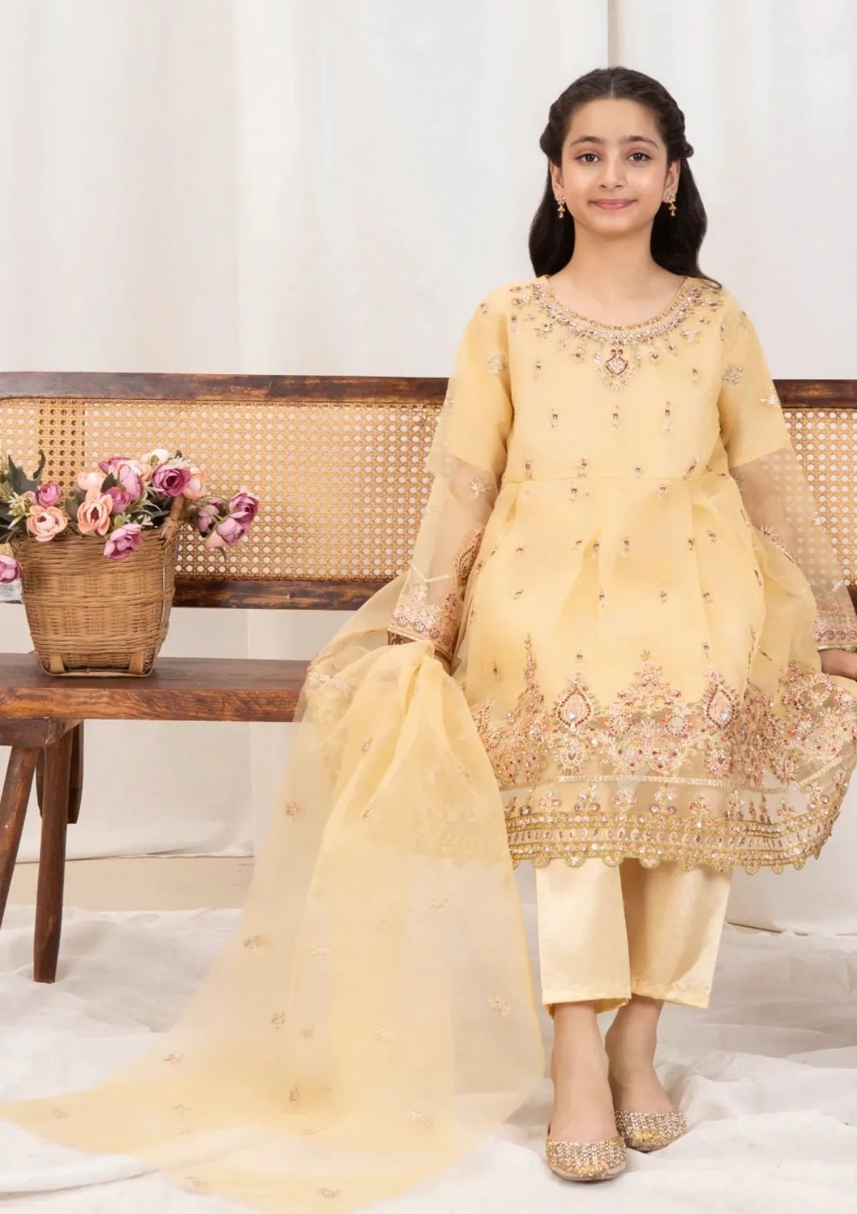 Kids Festive By Khayat - Flax