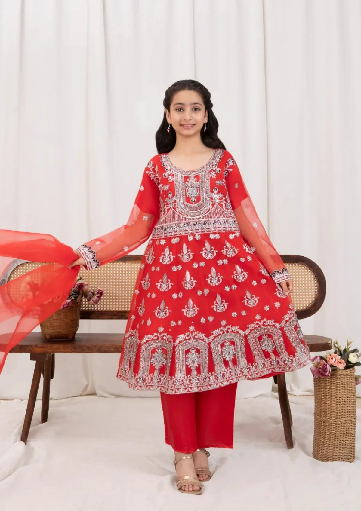 Kids Festive By Khayat - Red