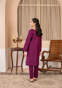 Kids Casual By Khayat Purple Heart - 2Pc