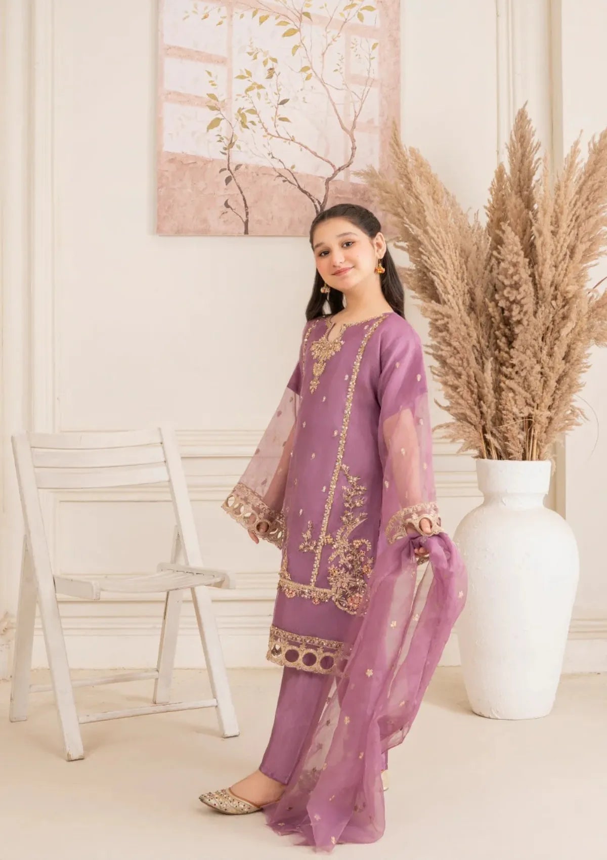 Kids Festive By Khayat - Lilac