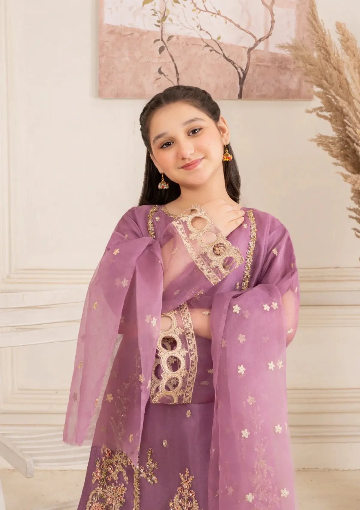 Kids Festive By Khayat - Lilac