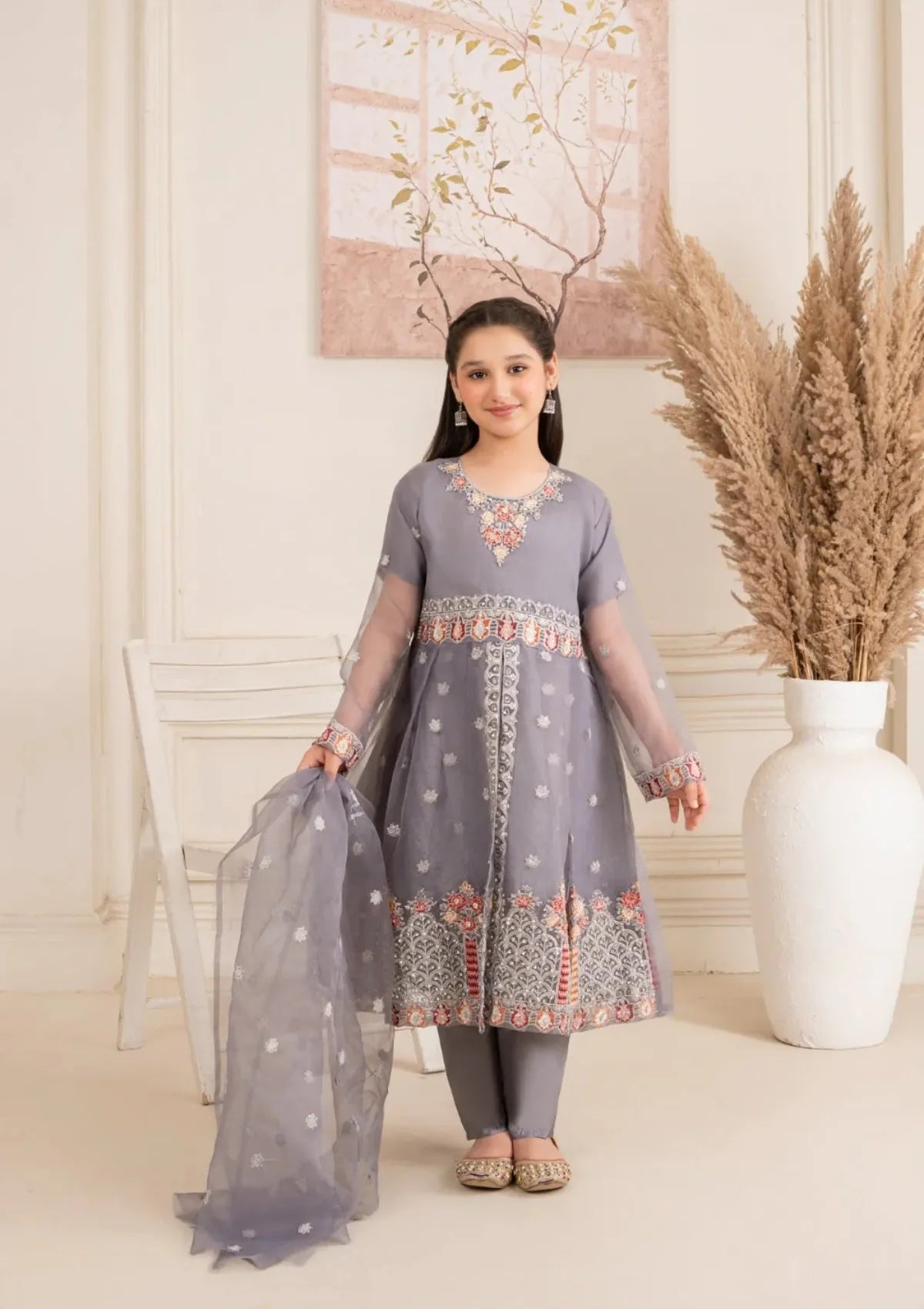 Kids Festive By Khayat - Greyish