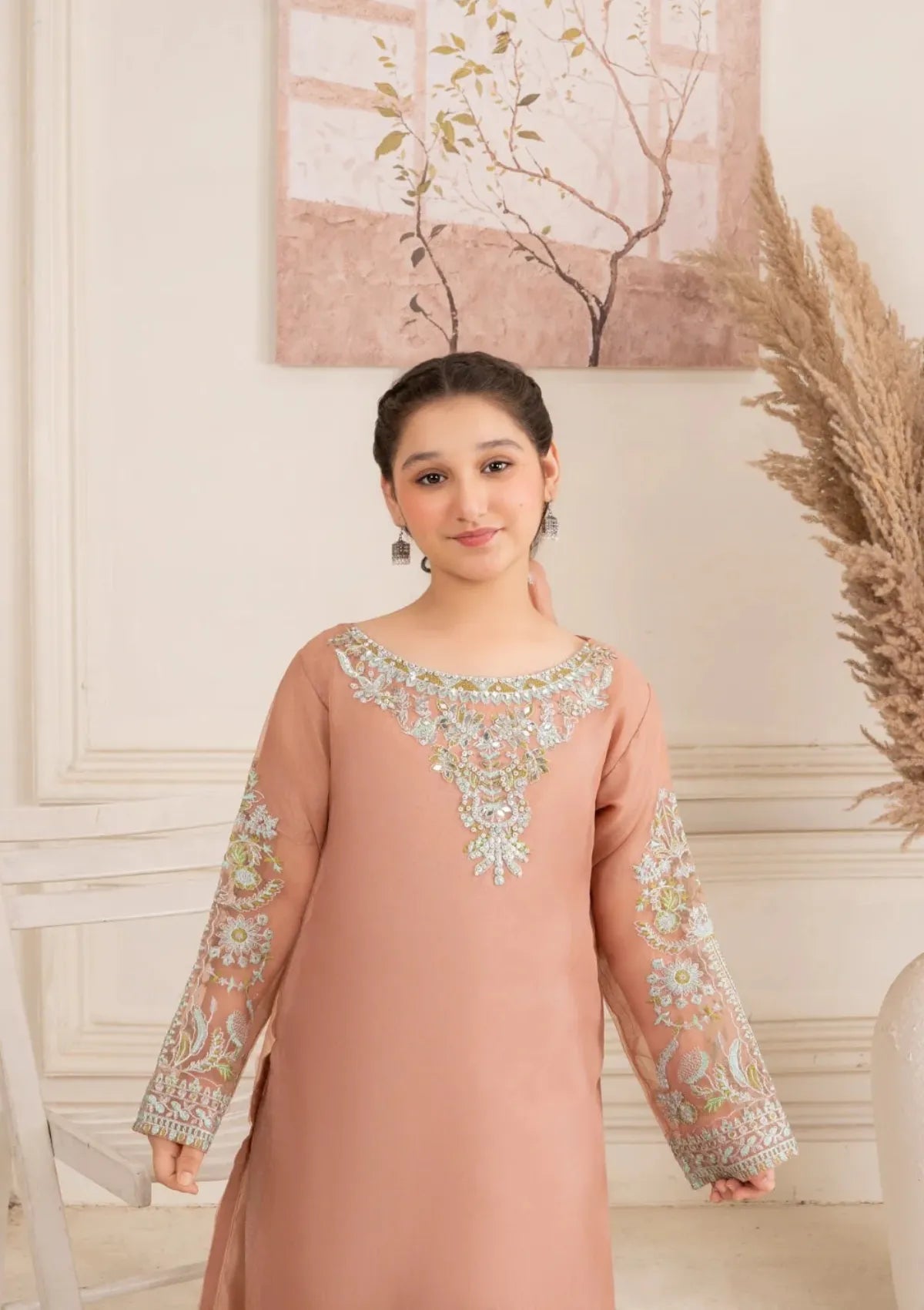 Kids Festive By Khayat - Tea Pink