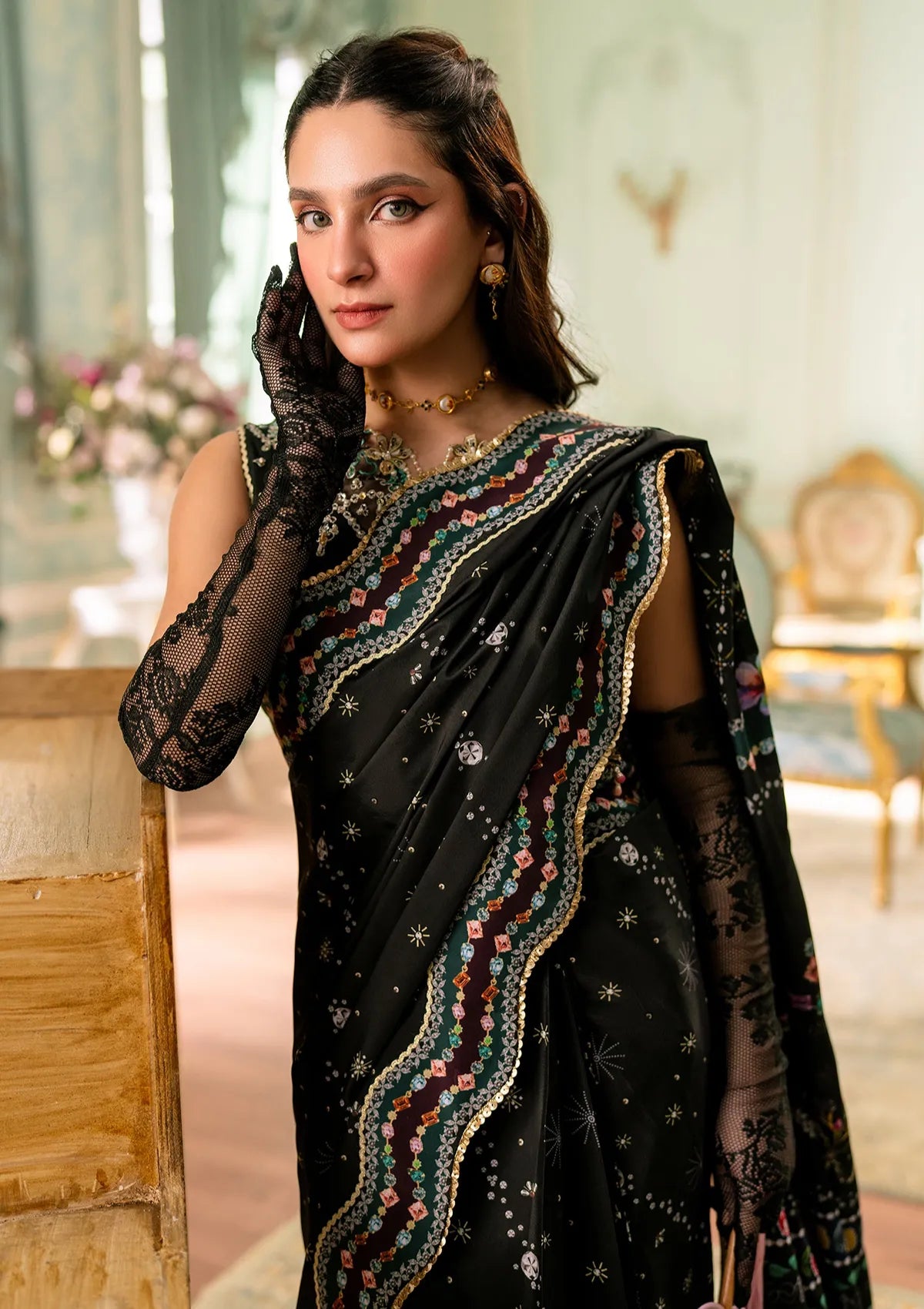 Qalamkar Luxe Silk'26 QSL-08 LINNEA
