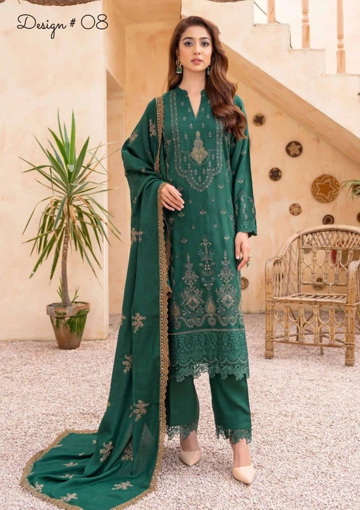 Tabeer By Bin Rashid Winter'24 D-08