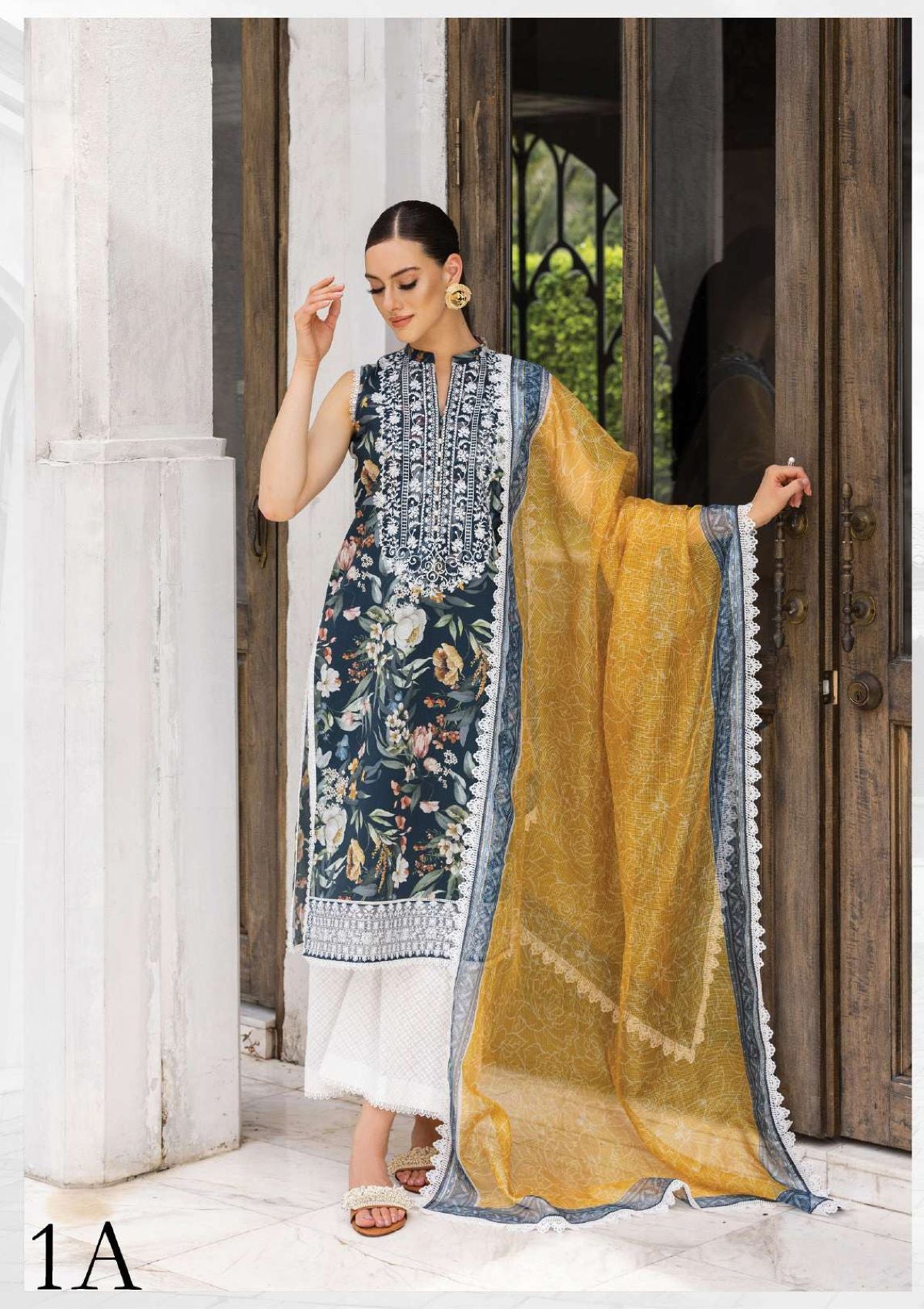 Zainab Chottani Tahra Lawn'23 D-1A - Mohsin Saeed Fabrics