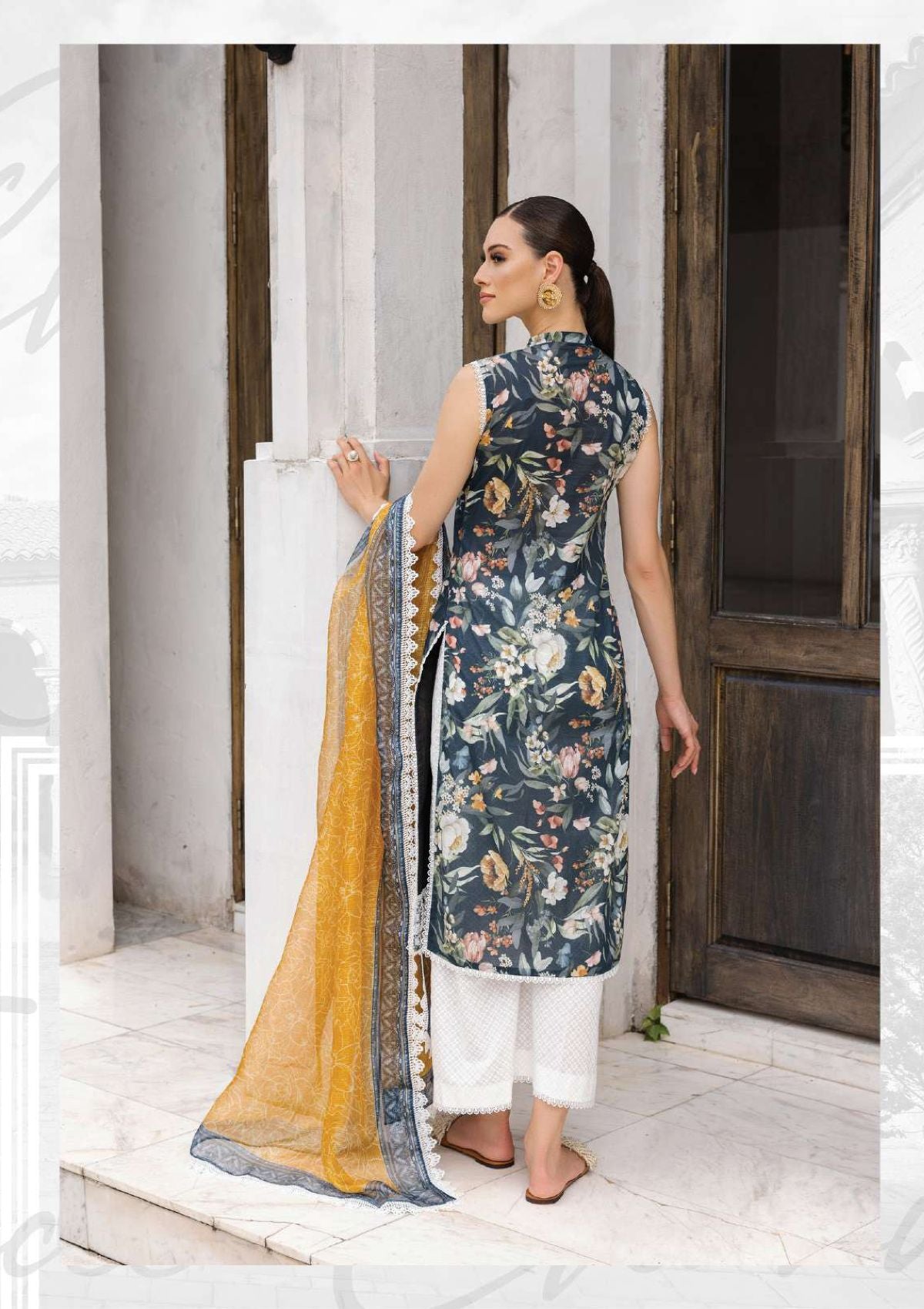 Zainab Chottani Tahra Lawn'23 D-1A - Mohsin Saeed Fabrics