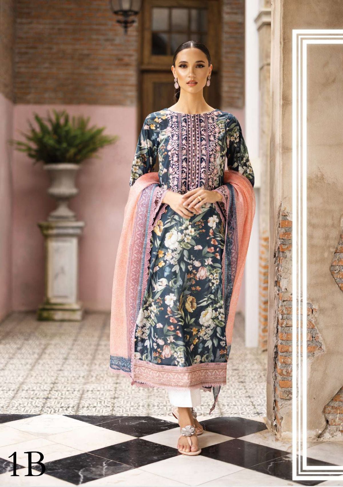 Zainab Chottani Tahra Lawn'23 D-1B - Mohsin Saeed Fabrics