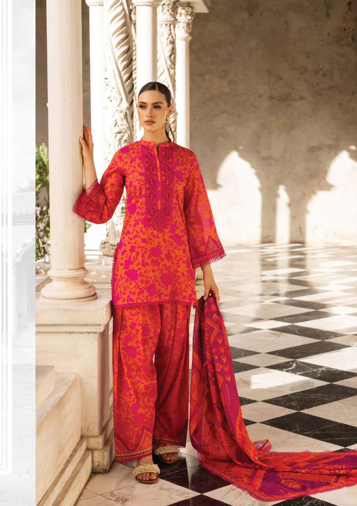 Zainab Chottani Tahra Lawn'23 D-4A - Mohsin Saeed Fabrics