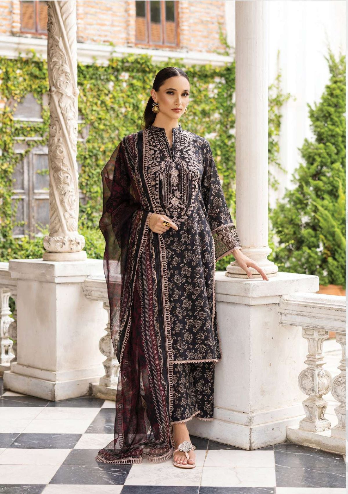 Zainab Chottani Tahra Lawn'23 D-6A - Mohsin Saeed Fabrics