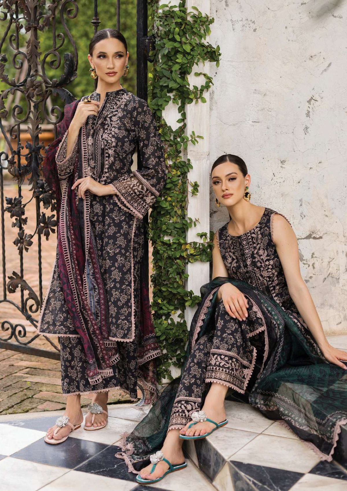 Zainab Chottani Tahra Lawn'23 D-6B - Mohsin Saeed Fabrics