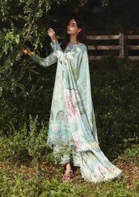 Mushq Solace Ombre Chikankari'26 D-08 Tranquil Muse