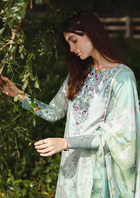 Mushq Solace Ombre Chikankari'26 D-08 Tranquil Muse