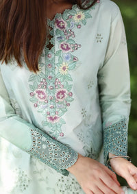 Mushq Solace Ombre Chikankari'26 D-08 Tranquil Muse