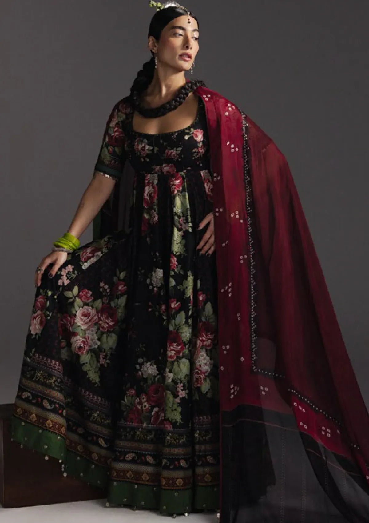 Zara Shahjahan Anarkali Lawn'26 D-05