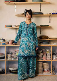 Nureh Ballerina Printed Chikankari Lawn'26 NU2-196