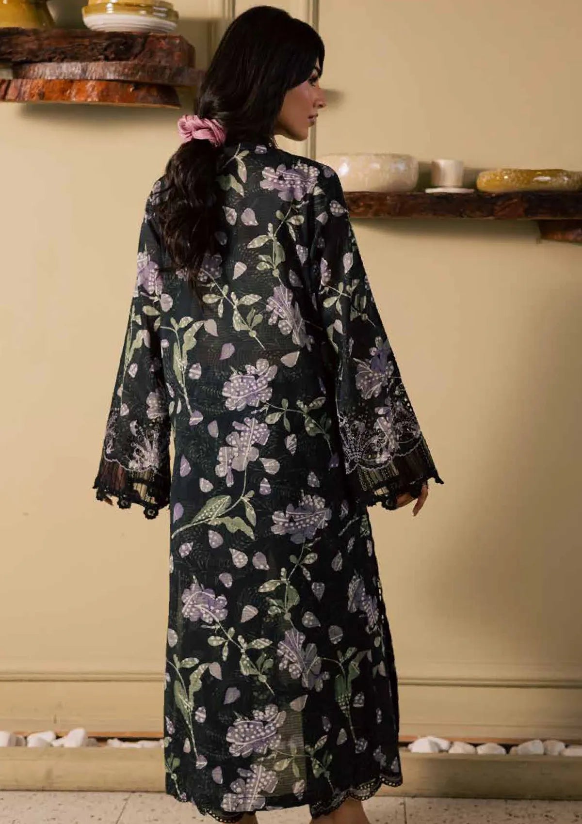 Nureh Ballerina Printed Chikankari Lawn'26 NU2-201