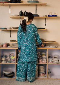 Nureh Ballerina Printed Chikankari Lawn'26 NU2-196