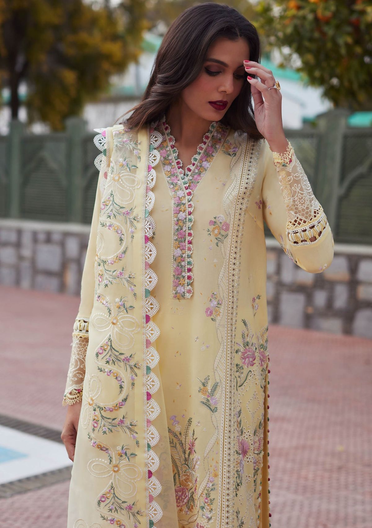 Elan Lawn'24 ZENEL (EL-08 B) - Mohsin Saeed Fabrics
