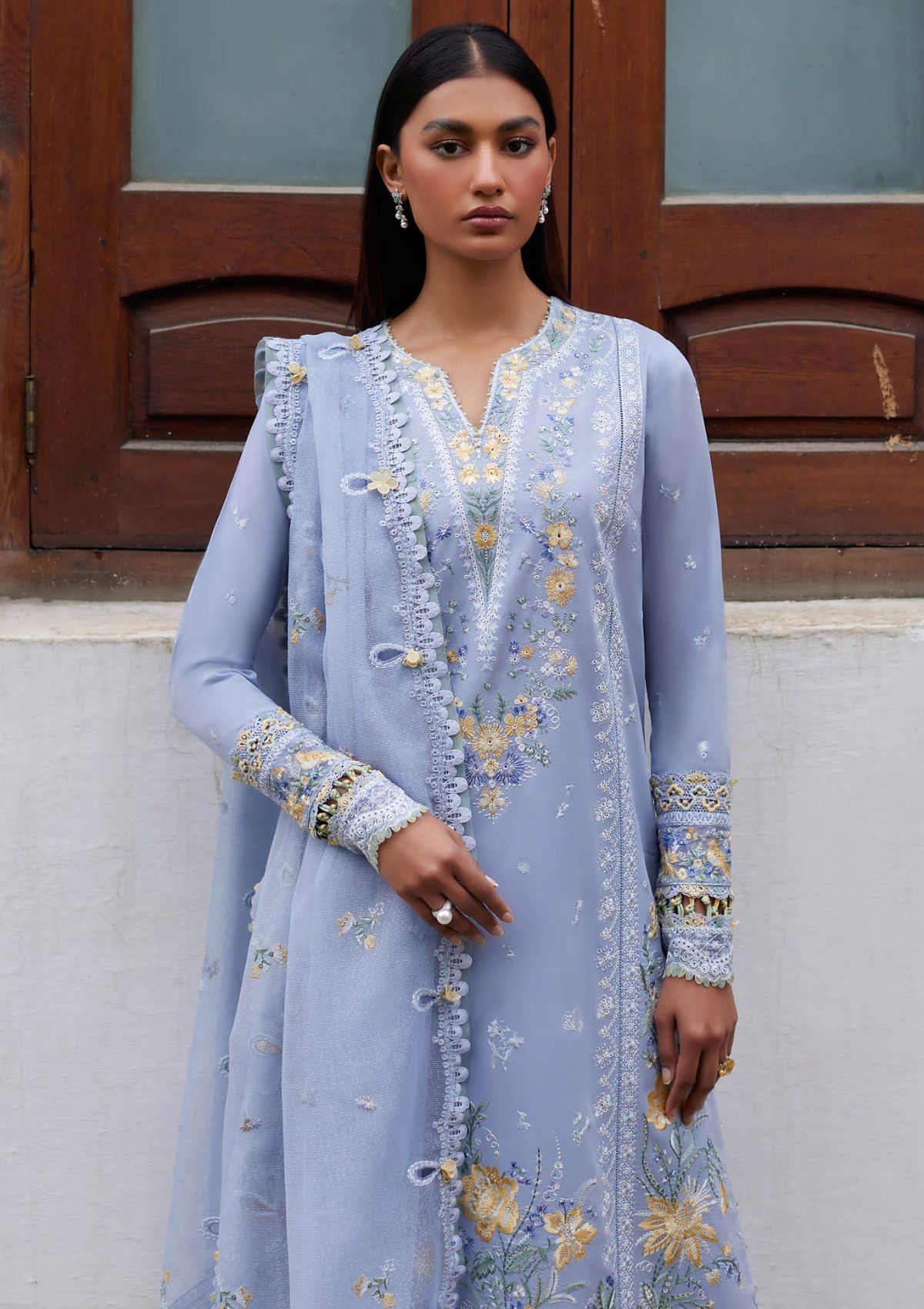 Elan Lawn'24 MINA (EL-01 A) - Mohsin Saeed Fabrics