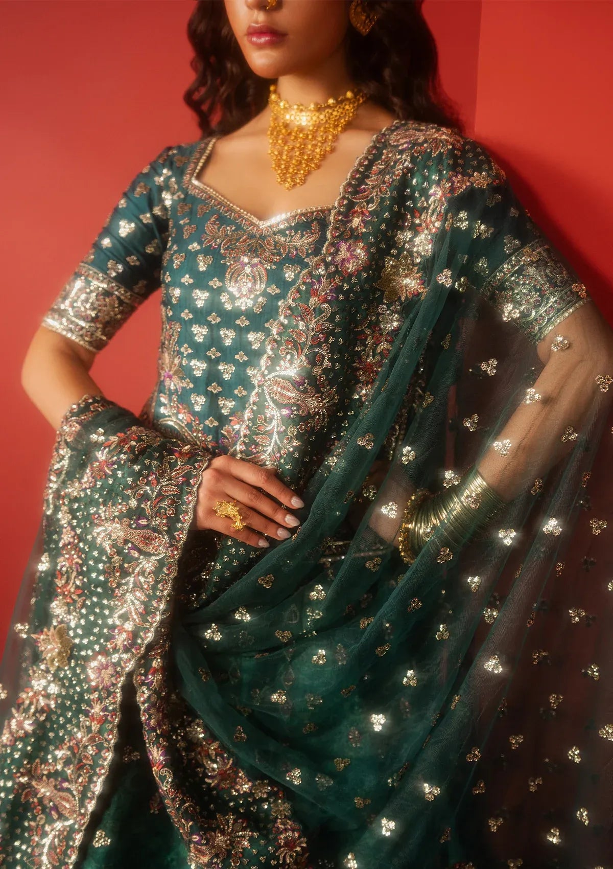 Afrozeh Divani Silk Edit'25 D-02 Afsar