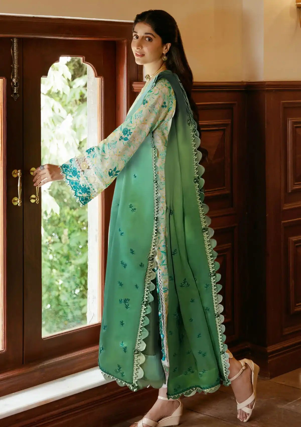 Zaha Festive Lawn'23 ZF23-09 - Mohsin Saeed Fabrics