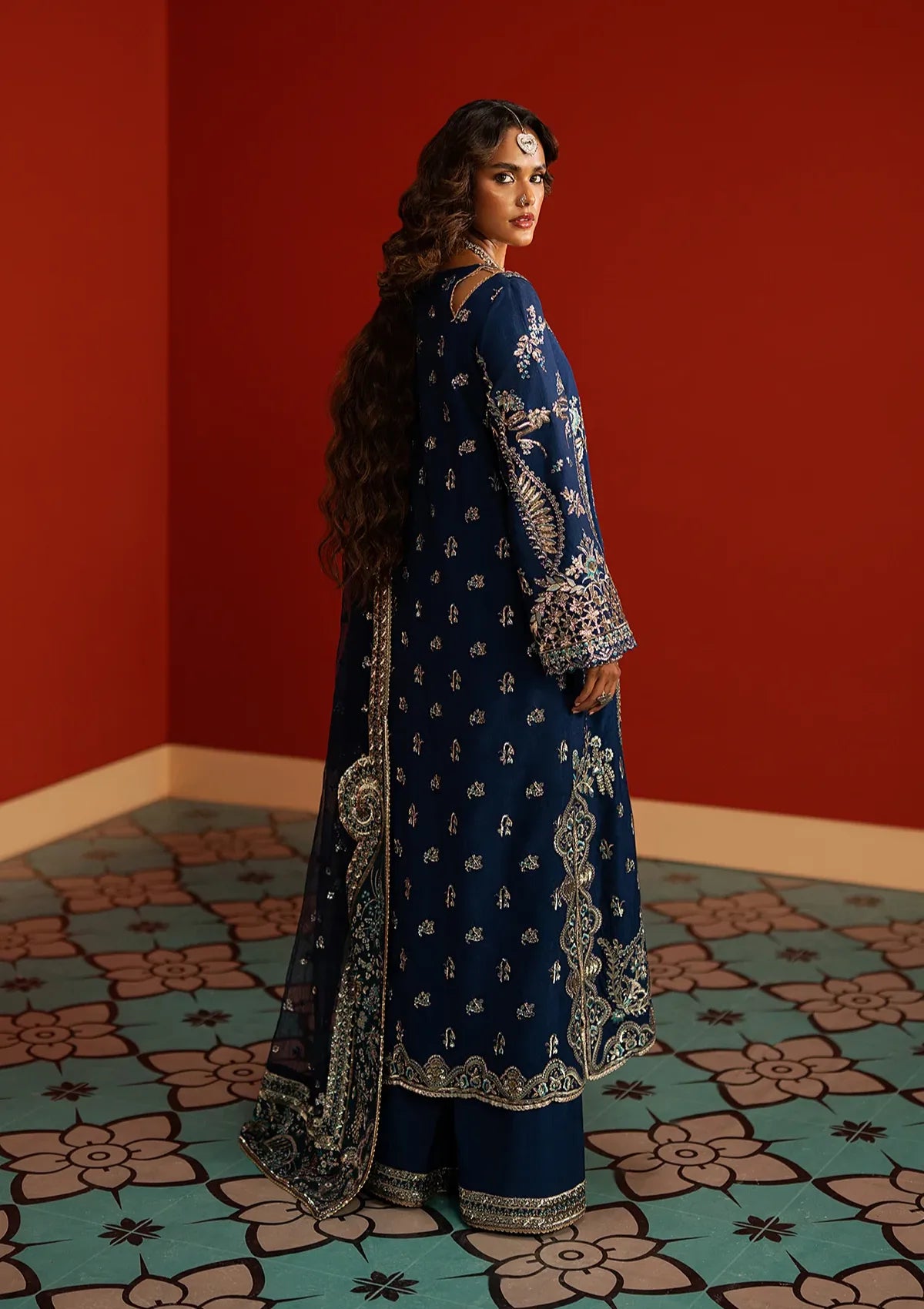 Afrozeh Divani Silk Edit'25 D-06 Mahreen