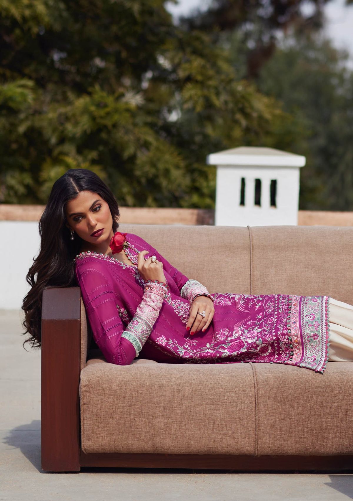 Elan Lawn'24 AIRA (EL-10 A) - Mohsin Saeed Fabrics