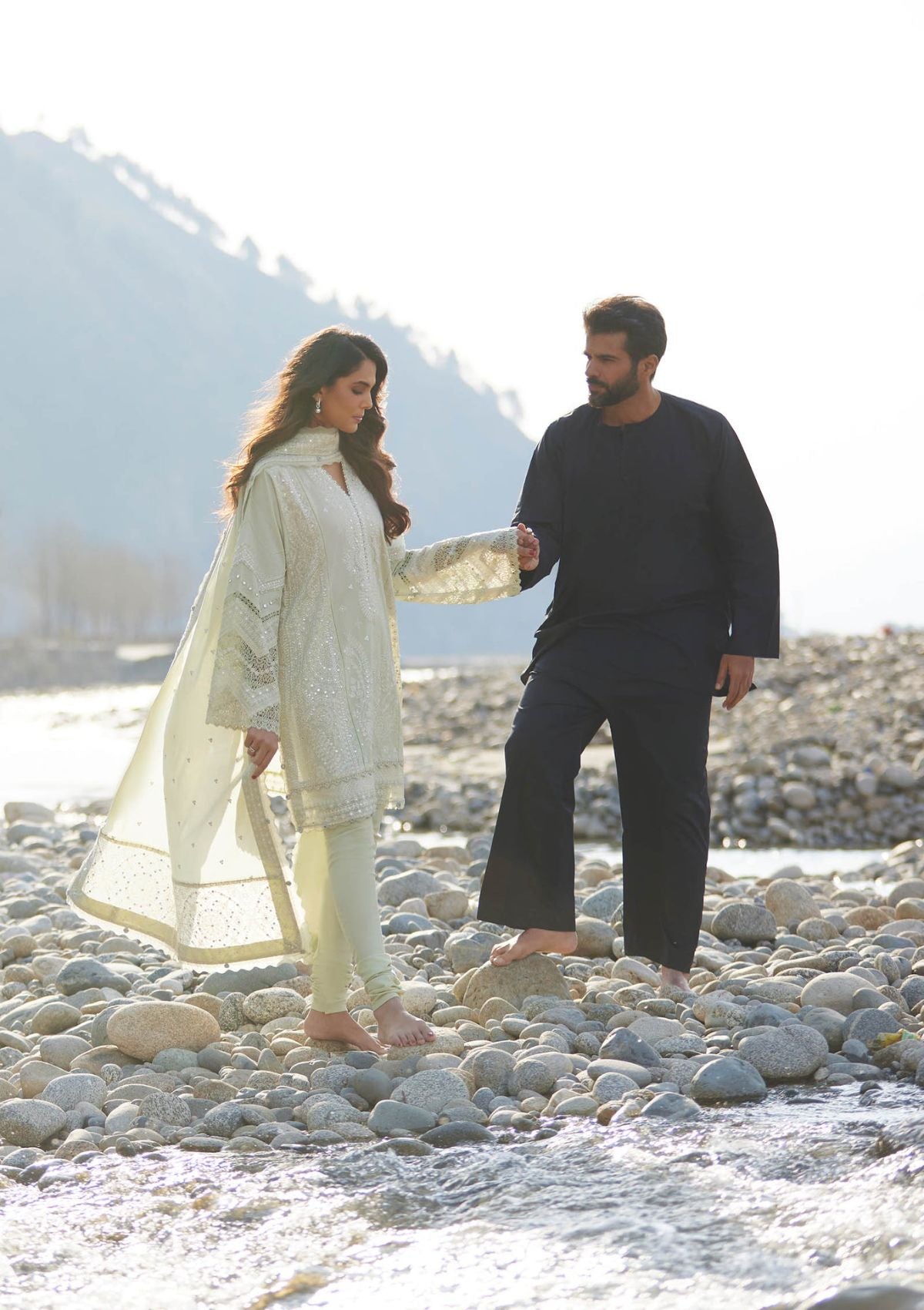 Elan Lawn'24 ZEINA (EL-12 A) - Mohsin Saeed Fabrics