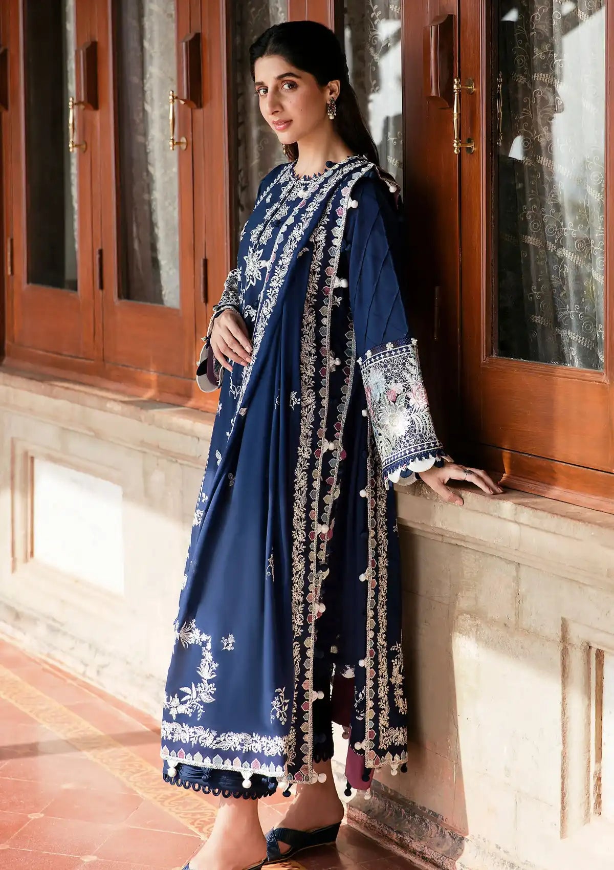 Zaha Festive Lawn'23 ZF23-03 - Mohsin Saeed Fabrics