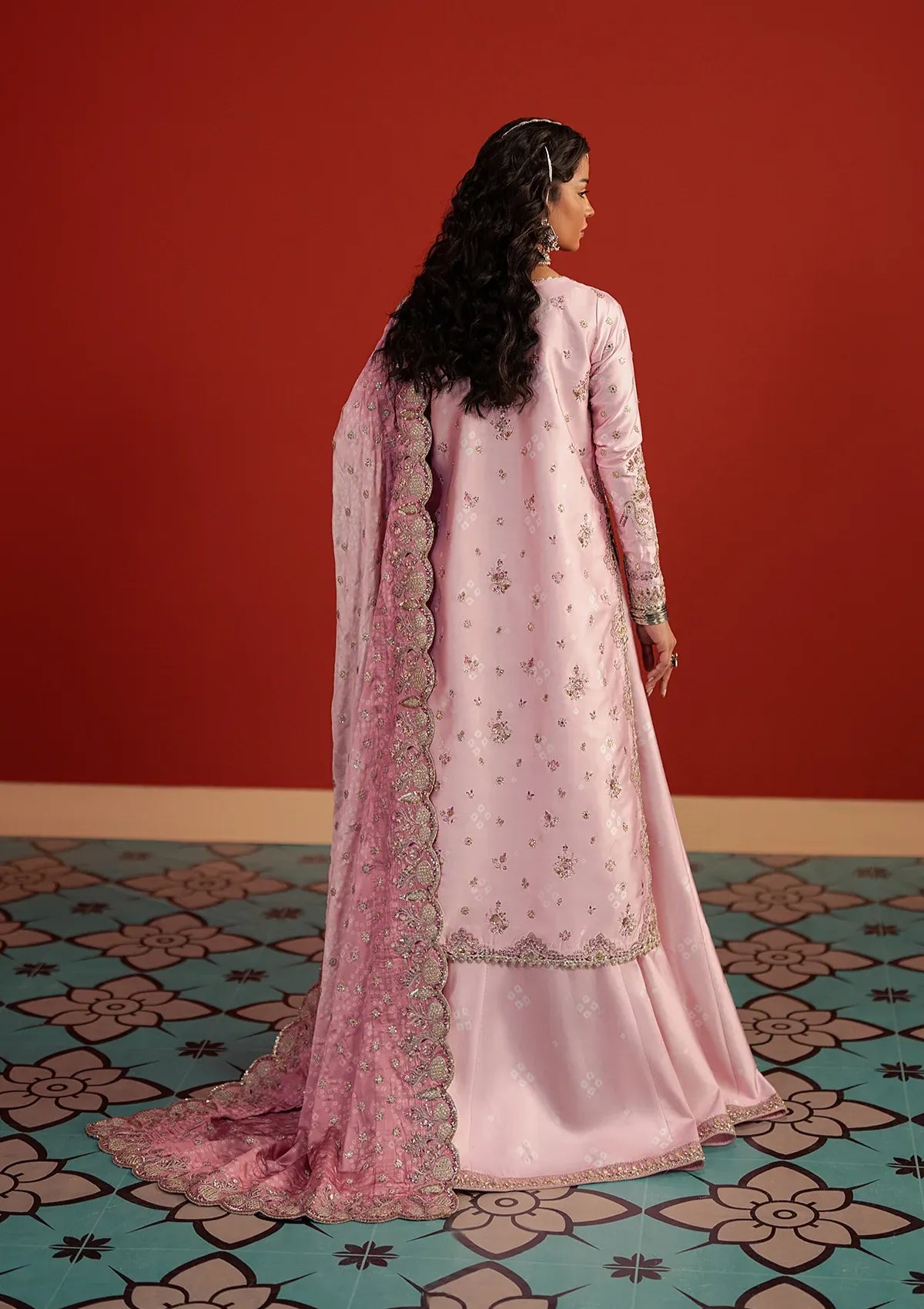 Afrozeh Divani Silk Edit'25 D-08 Sufiya