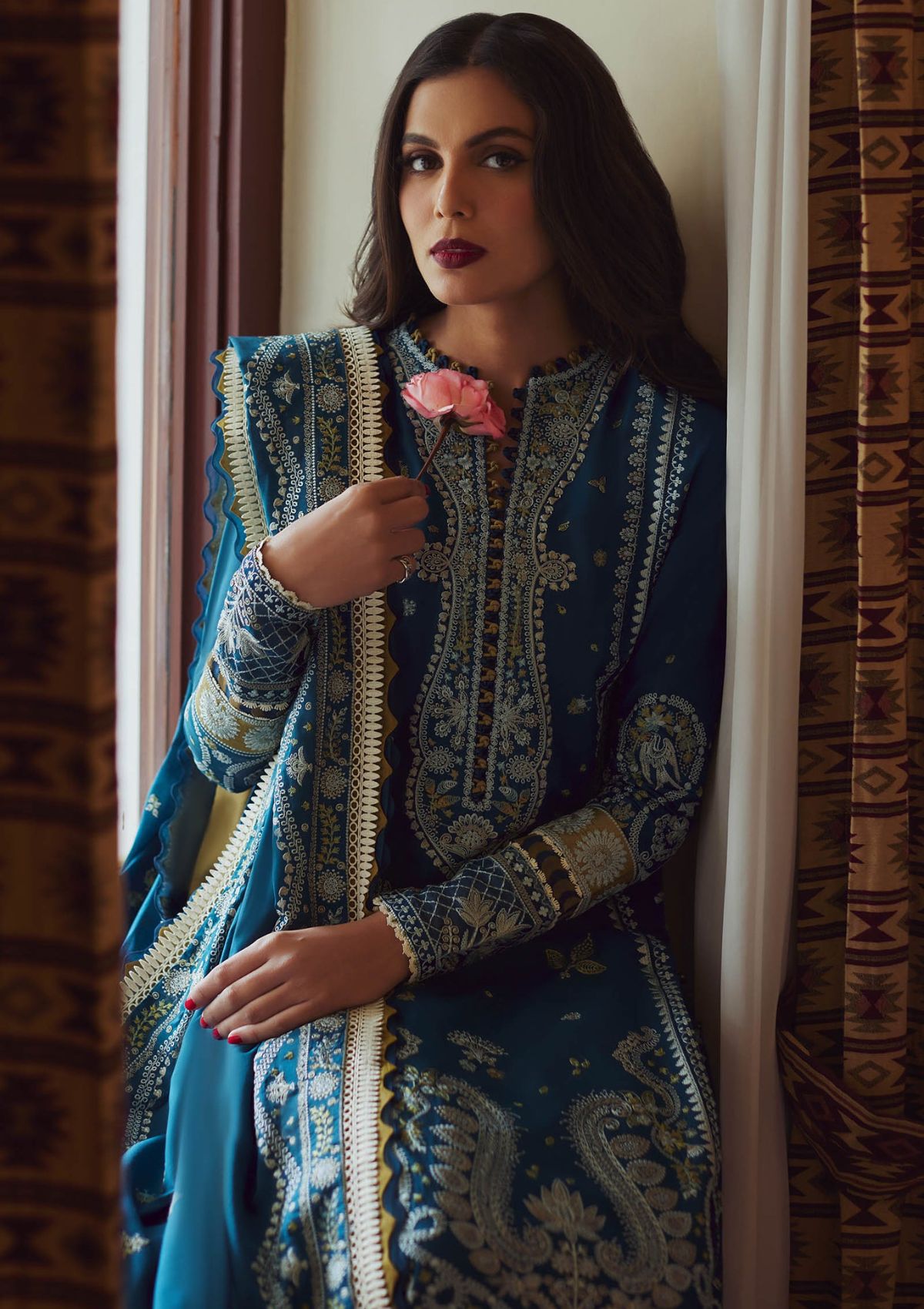 Elan Lawn'24 MAHROSH (EL-04 A) - Mohsin Saeed Fabrics